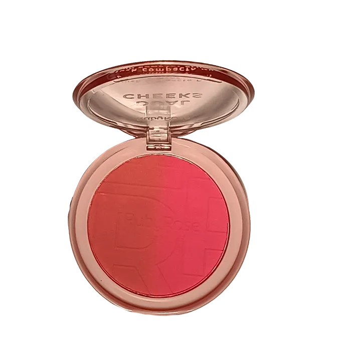 DUAL CHEEKS BLUSH COMPACTO CHAMPAGNE/PEACH HBM03-1 RUBYROSE