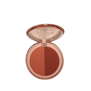 DUAL CHEEKS BLUSH COMPACTO IVORY/BRONZE HBM03-4 RUBYROSE