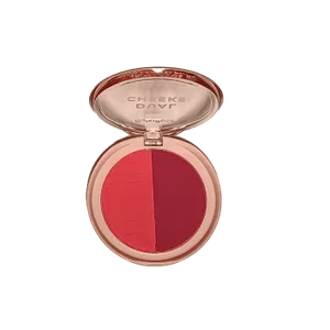 DUAL CHEEKS BLUSH COMPACTO ROSEWOOD/PLUM HBM03-5 RUBYROSE