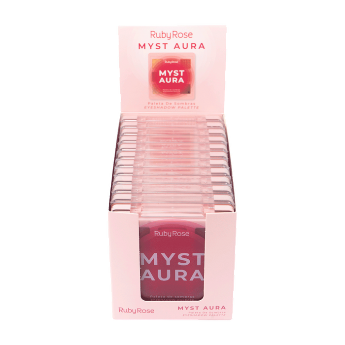 BX- HBE2203 PALETA DE SOMBRAS MYST AURA RUBY ROSE