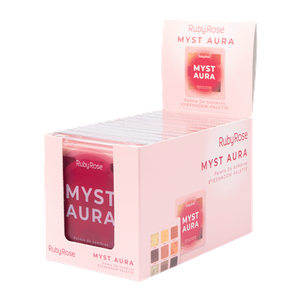 BX- HBE2203 PALETA DE SOMBRAS MYST AURA RUBY ROSE