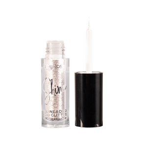 HB8416-4N DELINEADOR COM GLITTER SHINE RADIANT SILVER RUBY ROSE