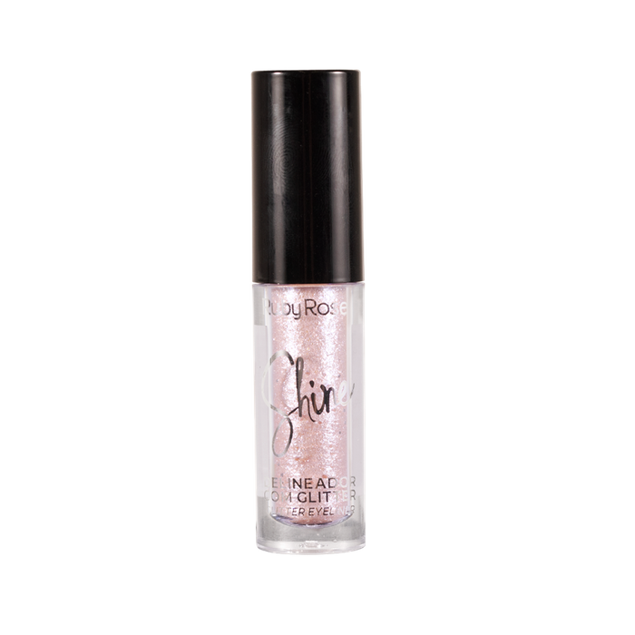 HB8416-1N DELINEADOR COM GLITTER SHINE PEARL AZURE RUBY ROSE