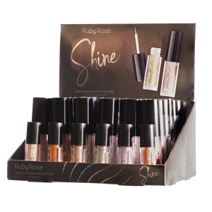 CX HB8416N DELINEADOR COM GLITTER SHINE  RUBY ROSE