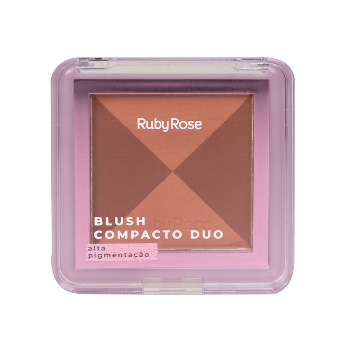 BLUSH COMPACTO DUO DB02 HBF5852 RUBYROSE