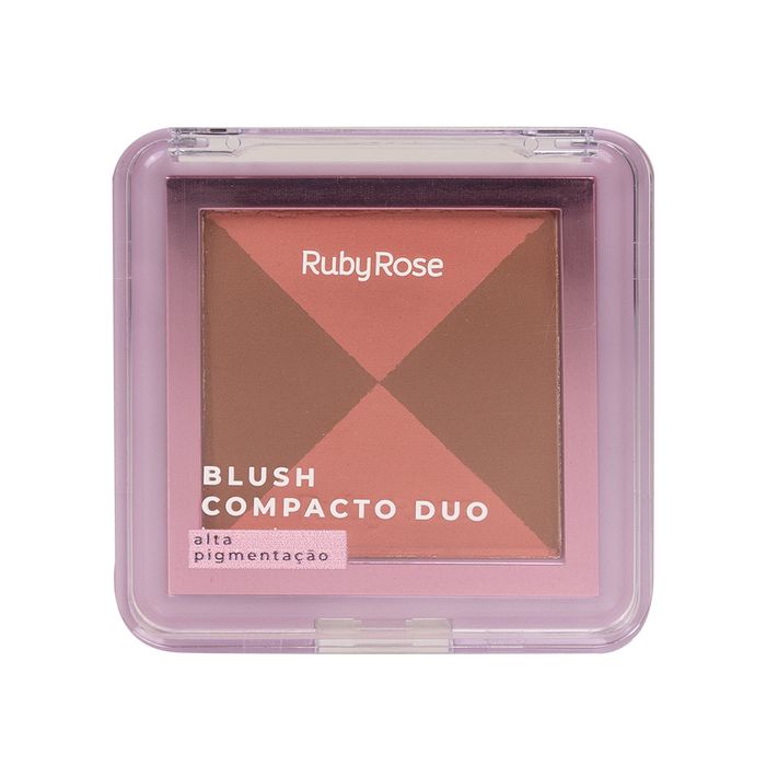 BLUSH COMPACTO DUO DB04 HBF5854 RUBYROSE