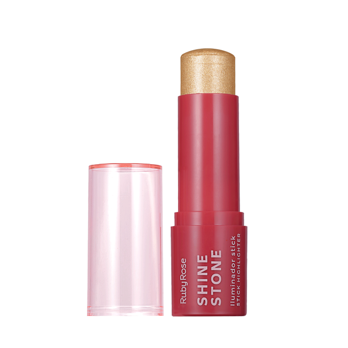 HBM702-2 ILUMINADOR STICK SHINE STONE PEARLY GLAM  RUBY ROSE