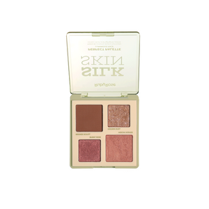 BX- HBM1003-G3 PALETA DE CONTORNO  BLUSH ILUMINADOR SILK SKIN RUBY ROSE