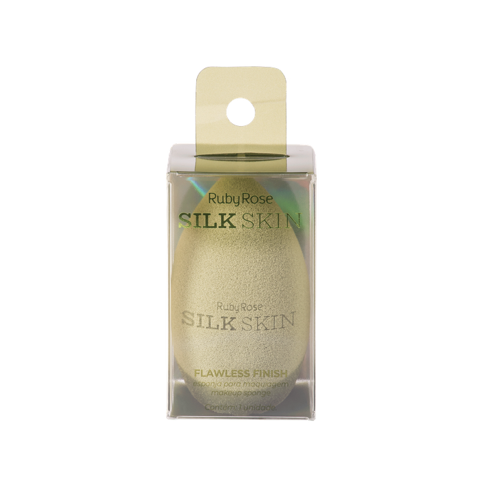 ESPONJA PARA MAQUIAGEM FLAWLESS FINISH SILK SKIN HBA7002 RUBY ROSE