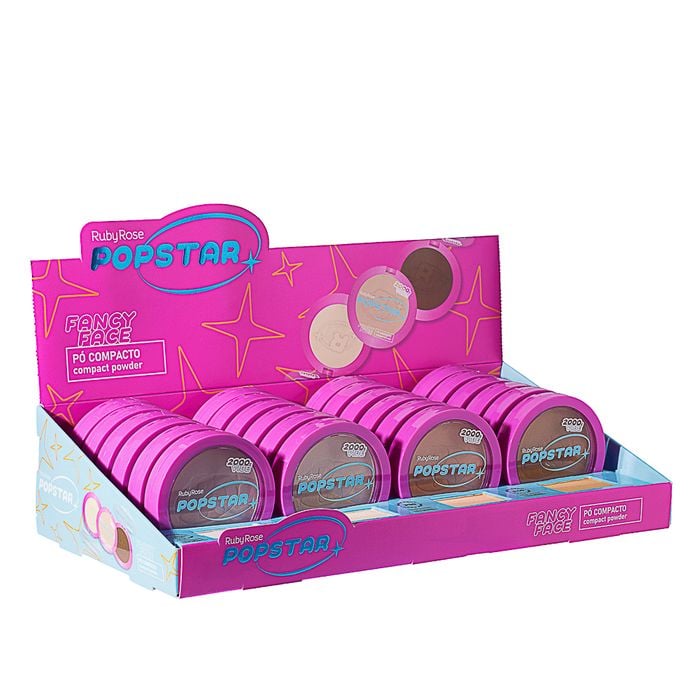 BX PÓ COMPACTO FANCY FACE POPSTAR HBM406G1 RUBY ROSE