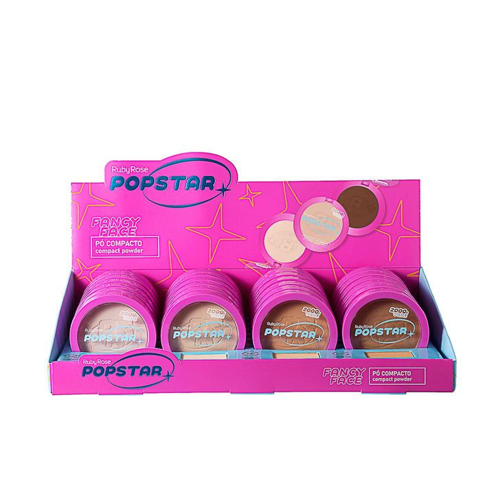 BX PÓ COMPACTO FANCY FACE POPSTAR HBM406G2 RUBY ROSE