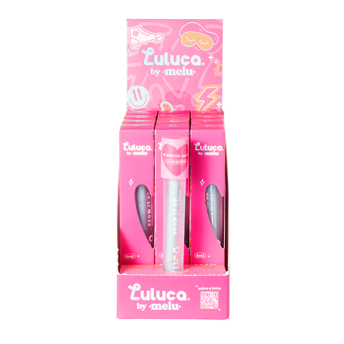 CX MÁSCARA DE CÍLIOS E SOBRANCELHAS BROW IT UP INCOLOR-  RRM1008 LULUCA BY MELU