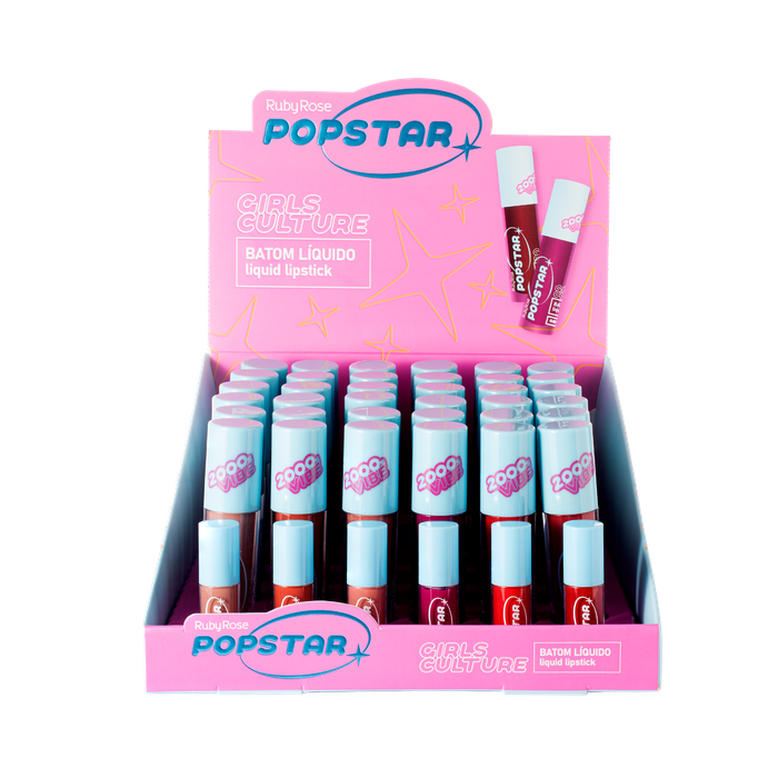 CX BATOM LÍQUIDO GIRLS CULTURE POPSTAR  HBL6204 RUBY ROSE