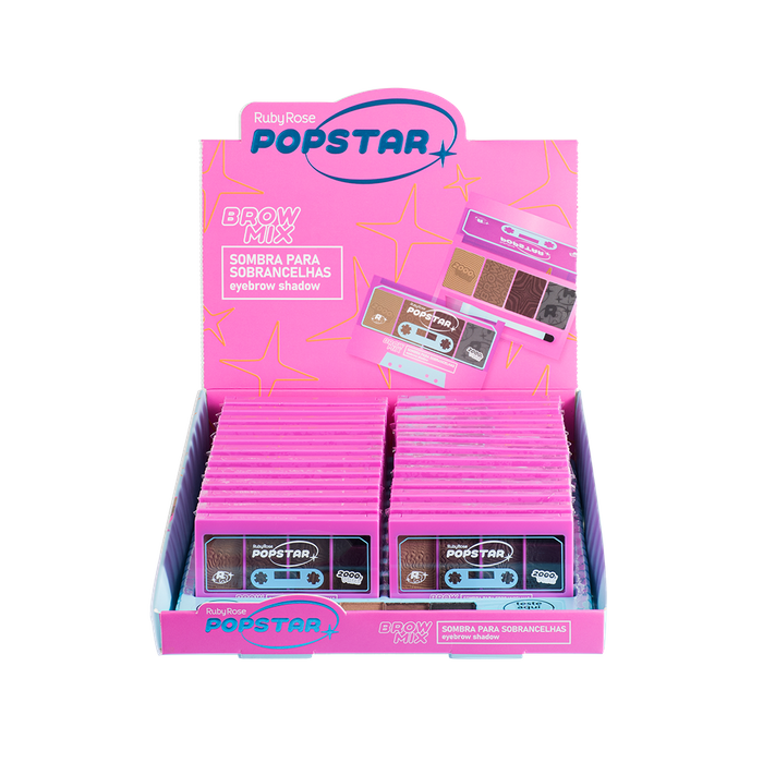 BX SOMBRA PARA SOBRANCELHAS BROW MIX POPSTAR HBE2510 RUBY ROSE
