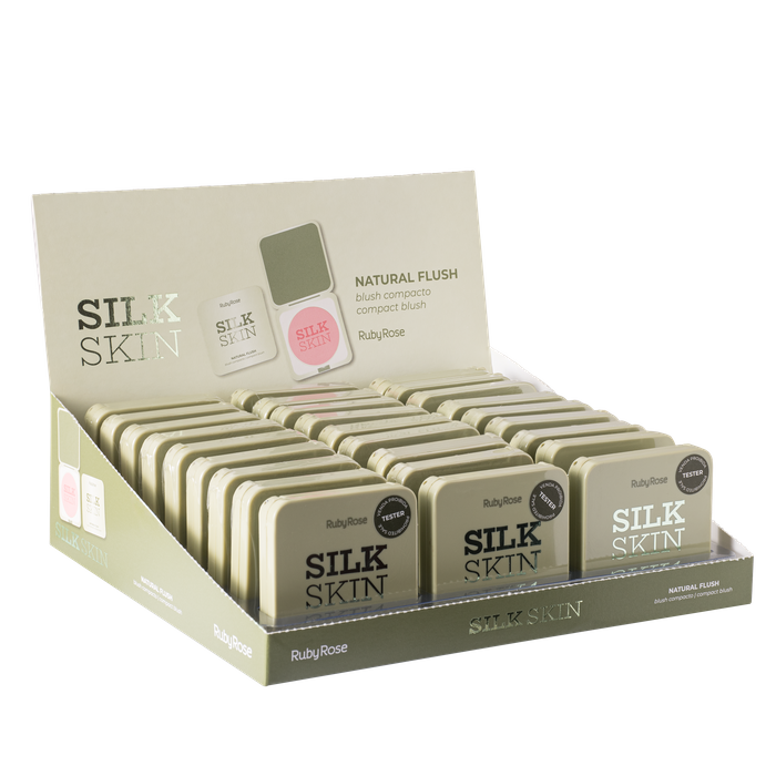 BX BLUSH COMPACTO SILK SKIN HBT1001-G1 RUBYROSE