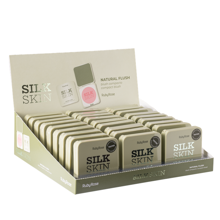 CX BLUSH COMPACTO SILK SKIN HBT1001 RUBYROSE