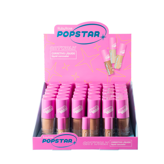 BX CORRETIVO LÍQUIDO  CATWALK POPSTAR  HBM603G1 RUBY ROSE