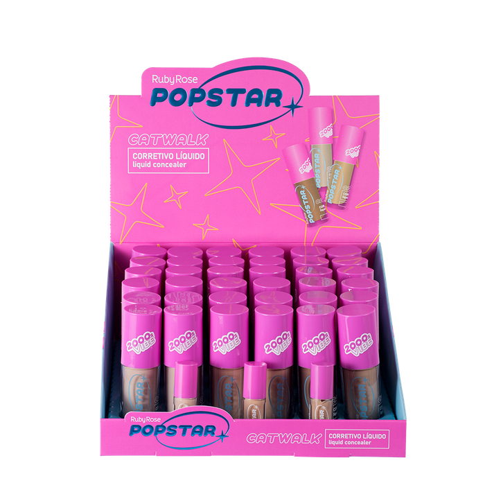 BX CORRETIVO LÍQUIDO  CATWALK POPSTAR  HBM603G2 RUBY ROSE