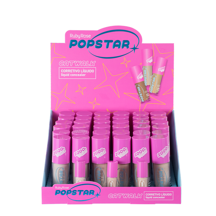 CX CORRETIVO LÍQUIDO  CATWALK POPSTAR  HBM603G1 RUBY ROSE