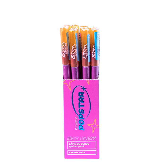 CX LÁPIS DE OLHOS HOT BLINK POPSTAR HBE2402S2 RUBY ROSE