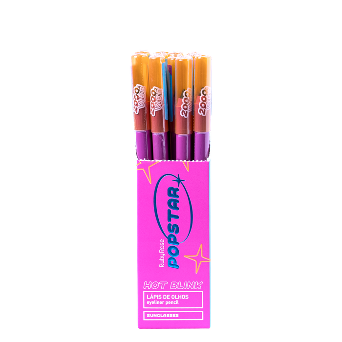 CX LÁPIS DE OLHOS HOT BLINK POPSTAR HBE2402S4 RUBY ROSE