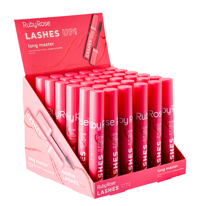 CX MÁSCARA PARA CÍLIOS LASHES UP HBE2006 RUBYROSE