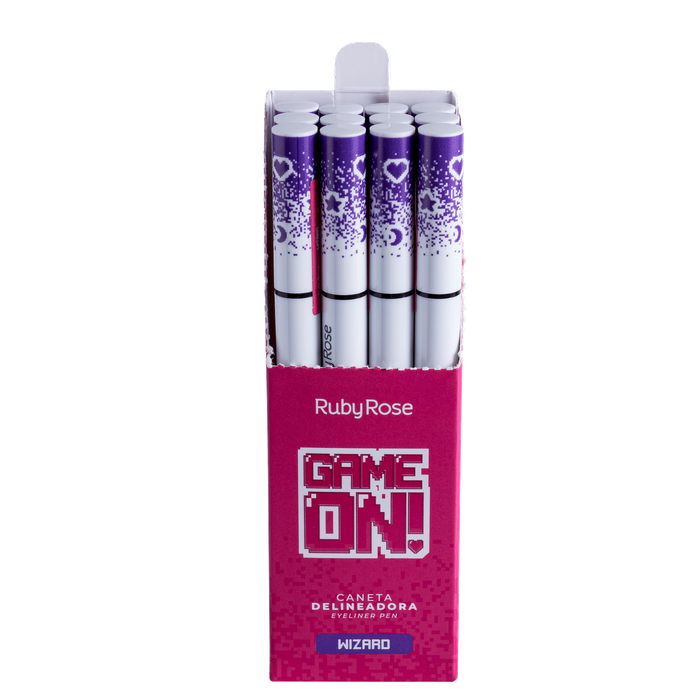BX CANETA DELINEADORA GAME ON -WIZARD HB2201-1  RUBY ROSE