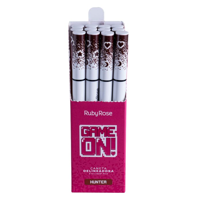 BX CANETA DELINEADORA GAME ON -HUNTER HB2201-6  RUBY ROSE
