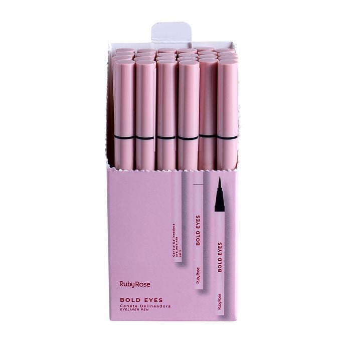BX CANETA DELINEADORA  BOLD EYES HBE2100 RUBYROSE