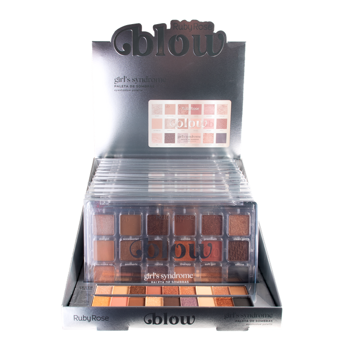 BX PALETA DE SOMBRAS GIRL'S SYNDROME - BLOW - HBE2206 - RUBY ROSE