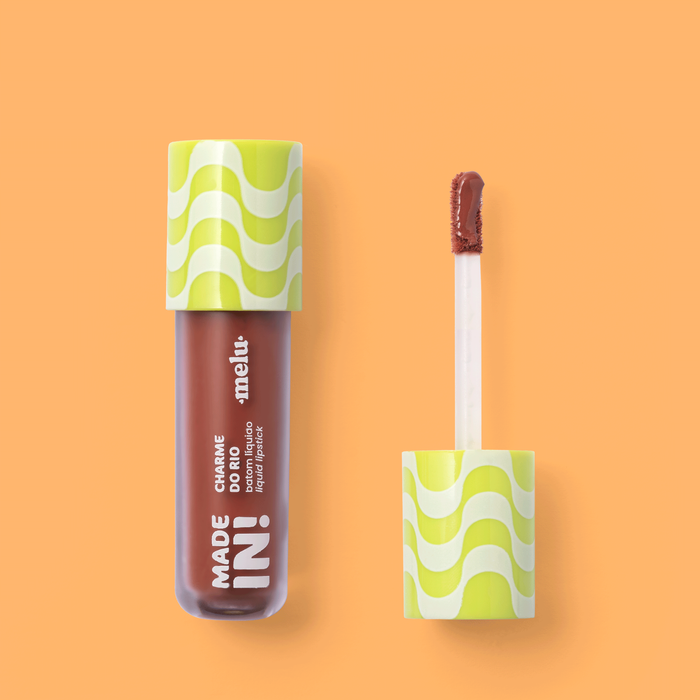 BATOM LÍQUIDO LIQUID LIPSTICK CHARME DO RIO MADE IN TIJUCA RRL6202-4 MELU RUBY ROSE
