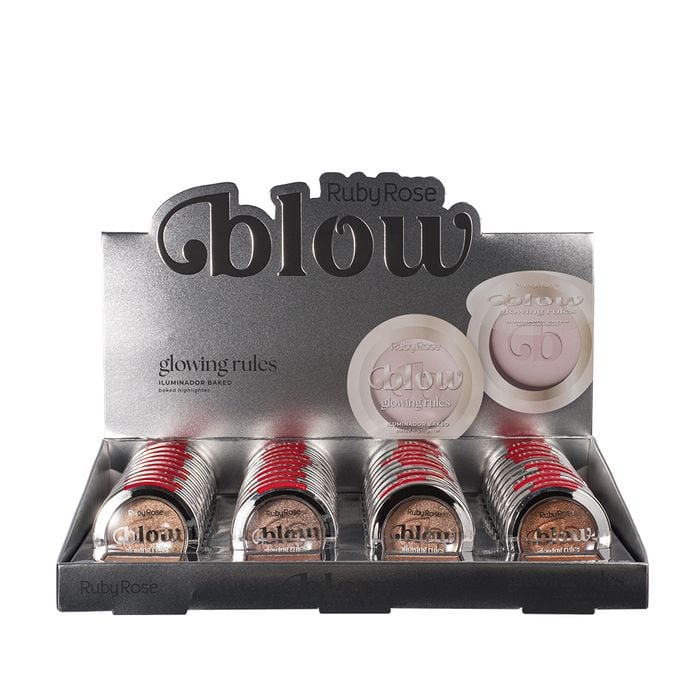 BX ILUMINADOR BAKED GLOWING RULES - BLOW - HBM704 - RUBY ROSE
