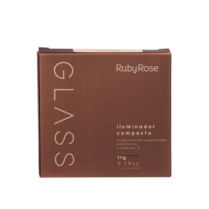 CX ILUMINADOR COMPACTO GLASS HB7534M RUBYROSE