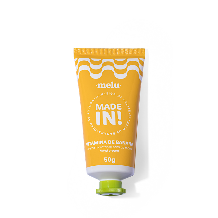 CREME HIDRATANTE PARA AS MÃOS VITAMINA DE BANANA MADE IN- RRB5004 MELU
