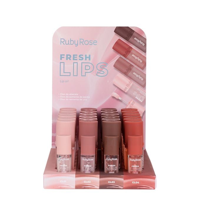 CX LIP OIL FRESH LIPS HBL6526M- RUBYROSE