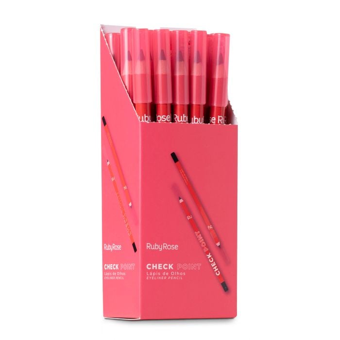 BX LÁPIS DE OLHOS CHECK POINT HBE2404 RUBY ROSE