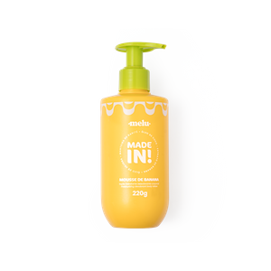 CX LOÇÃO HIDRATANTE DESODORANTE CORPORAL MOUSSE DE BANANA-MADE IN RRB5003 - MELU
