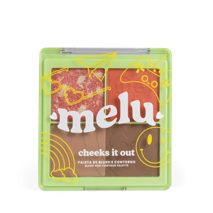 PALETA DE BLUSH E CONTORNO CHEEKS IT OUT ORANGE JUICE RRM1005-1 MELU