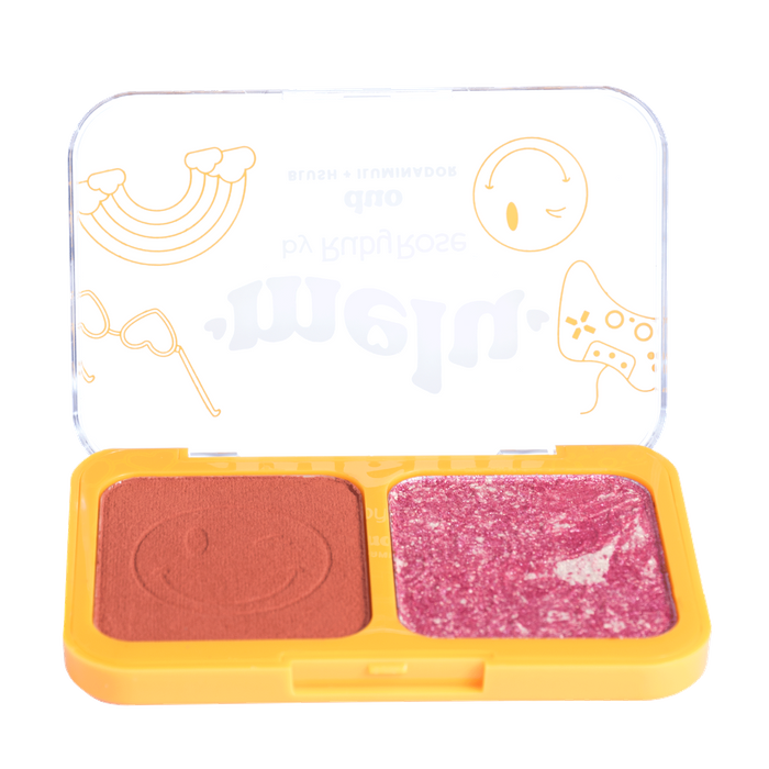 DUO BLUSH + ILUMINADOR 6,85G RR1002-2 POTION MELU RUBYROSE