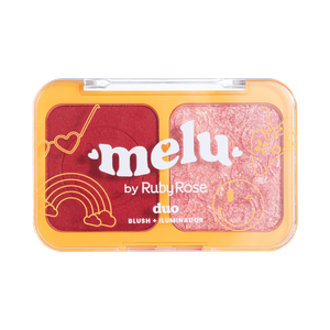 DUO BLUSH + ILUMINADOR 6,85G RR1002-1 GARDEN MELU RUBYROSE