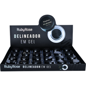 BX - DELINEADOR EM GEL BLACK - HB8401BX - RUBY ROSE