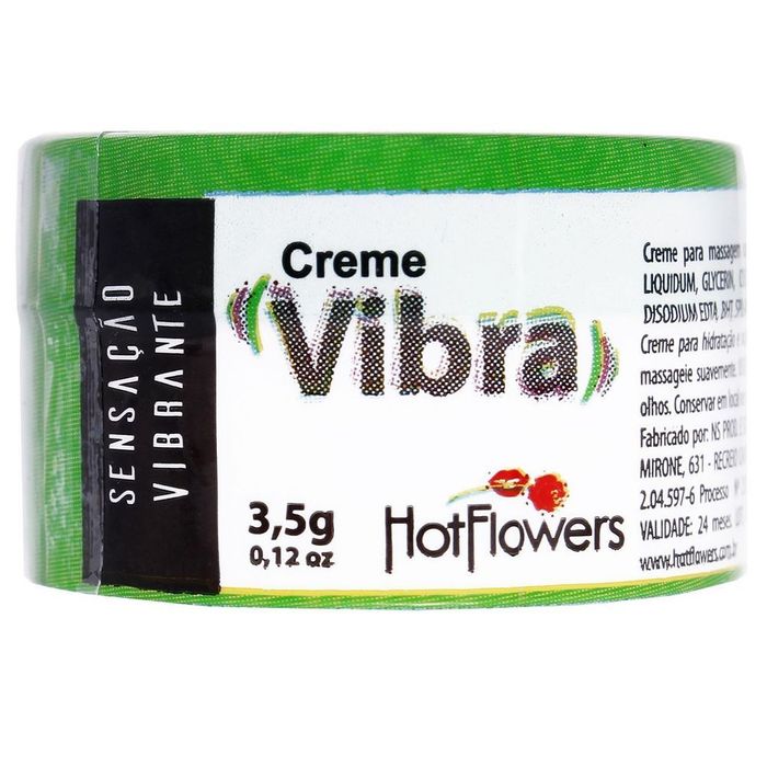 VIBRA CREME EXCITANTE 3,5G HOT FLOWERS