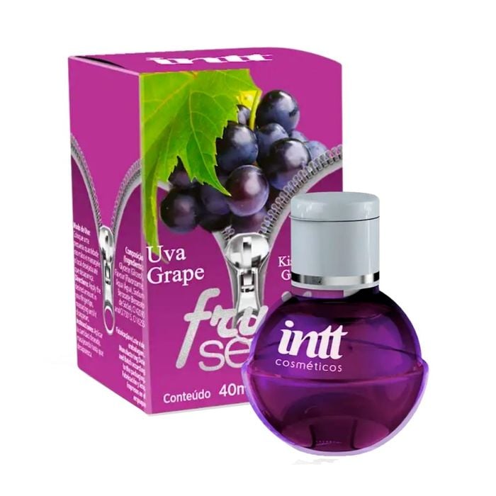 Fruit sexy uva gel beijável com efeito quente 40g