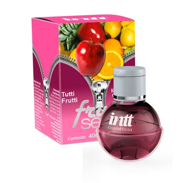 Fruit sexy tutti frutti gel beijável com efeito quente 40g