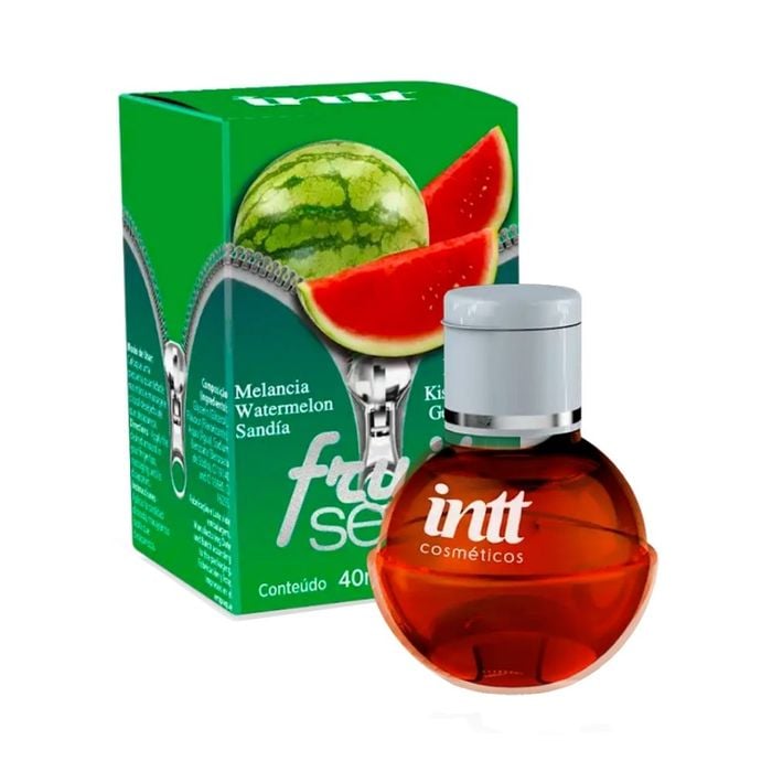 Fruit sexy melância gel beijável com efeito quente 40g