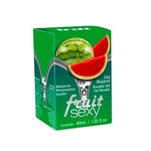 Fruit sexy melância gel beijável com efeito quente 40g