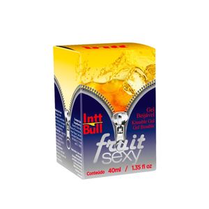 Fruit sexy bull energético gel beijável com efeito quente 40g