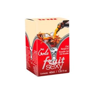 Fruit sexy cola gel beijável com efeito quente 40g