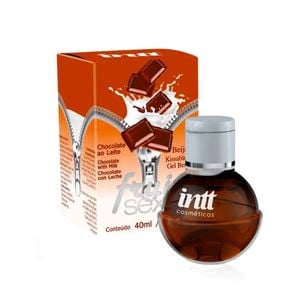 Fruit sexy chocolate ao leite gel beijável com efeito quente 40g