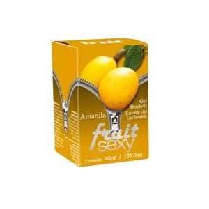 Fruit sexy amarula gel beijável com efeito quente 40g